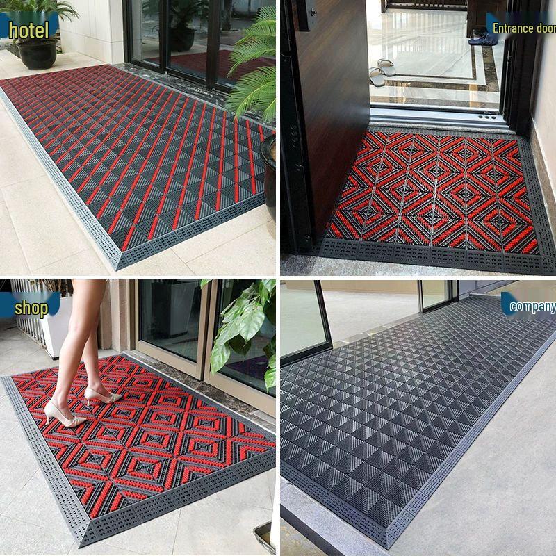Outdoor Anti-Slip Plastic Dirt Scraper Entrance Mat