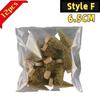 12Pcs Mini Christmas Desktop Miniature Pine Tree Micro Landscaping 4.5/6.5Cm Sisal Silk Cedar Tree Ornamen Navidad Xmas Decor