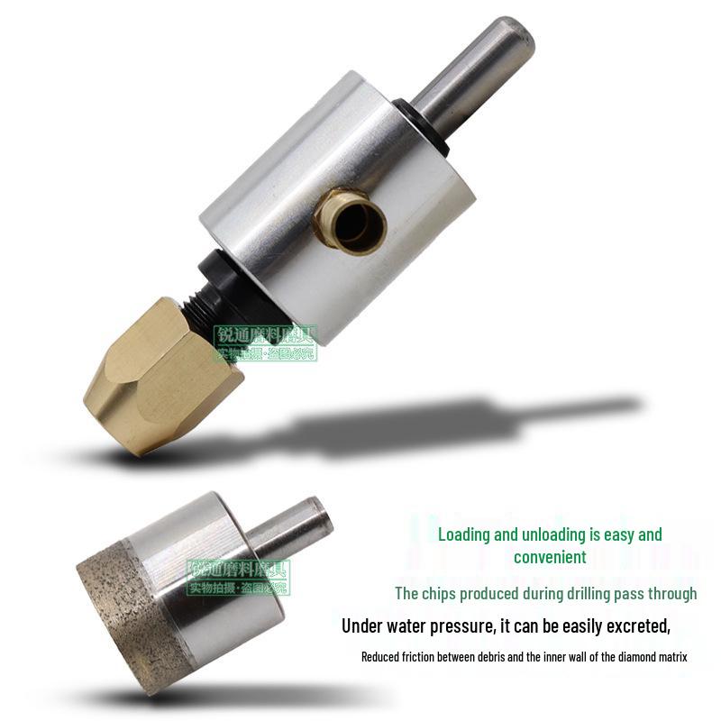 Glass Hole Opener Water Connection Drill Bit Nozzle Enlarger