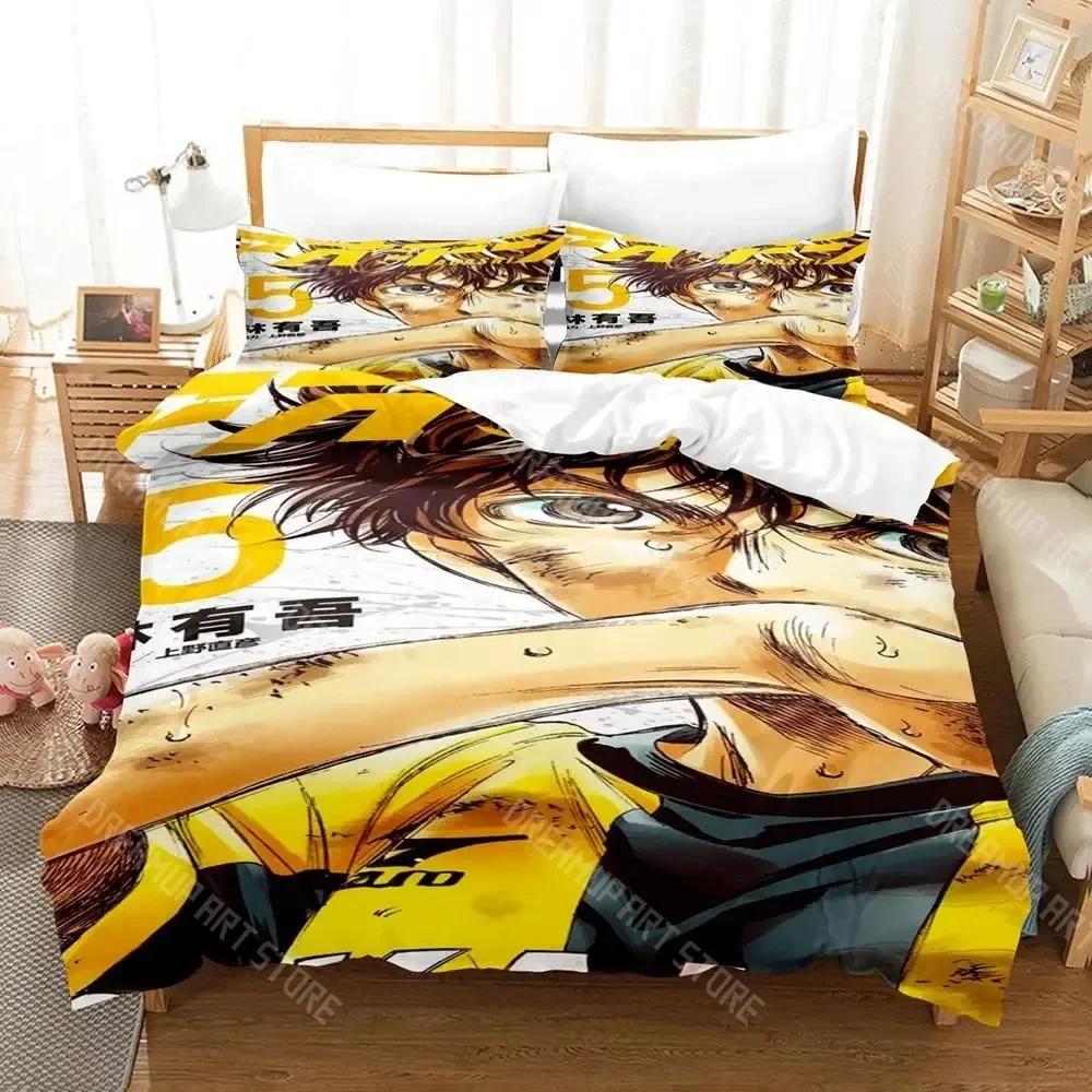 Ao Ashi AOASHI Bedding Set Single Twin Full Queen King Size Bed Set Aldult Kid Bedroom Duvetcover Sets 3D Anime bed sheet set 135x200cm