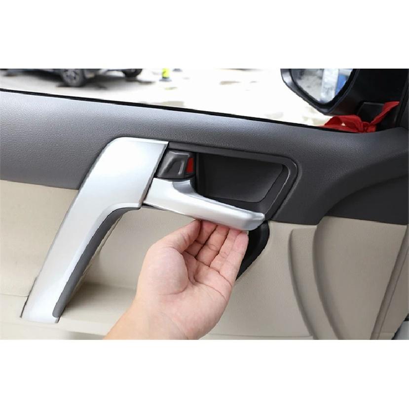4pcs Car Interior Door Handle Cover Trim For Toyota Land Cruiser Prado FJ150 2010-2018 Car Accessories