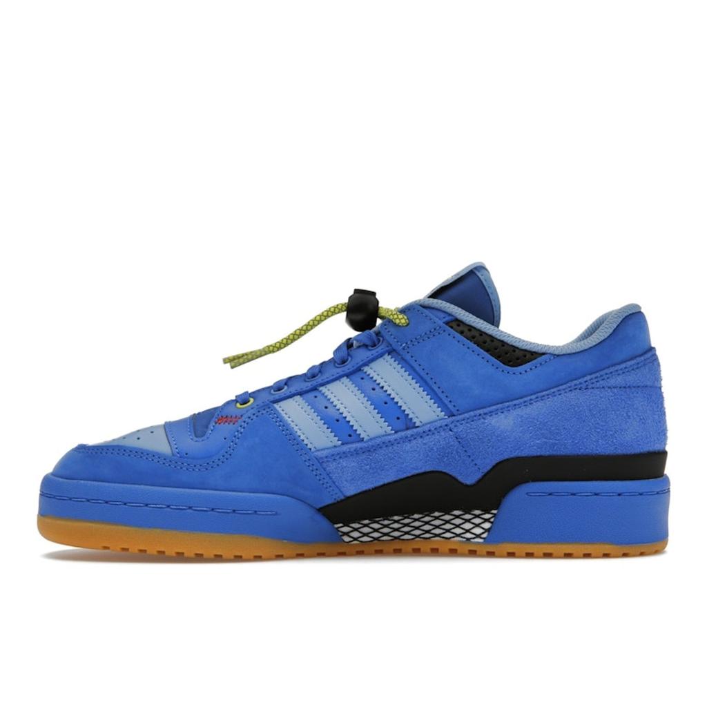 Hebru Brantley x adidas Forum Low Rocket Unisex Sneaker Blau Kundenspezifisch Core-Black GZ4403