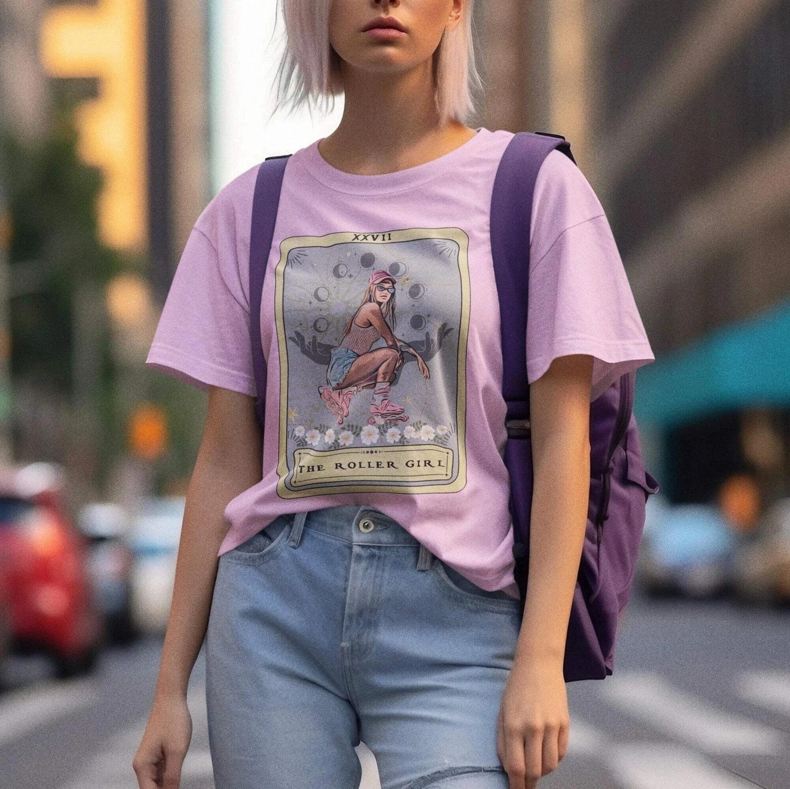 RollerBlading Tarot Card Shirt Roller Blade 2XL