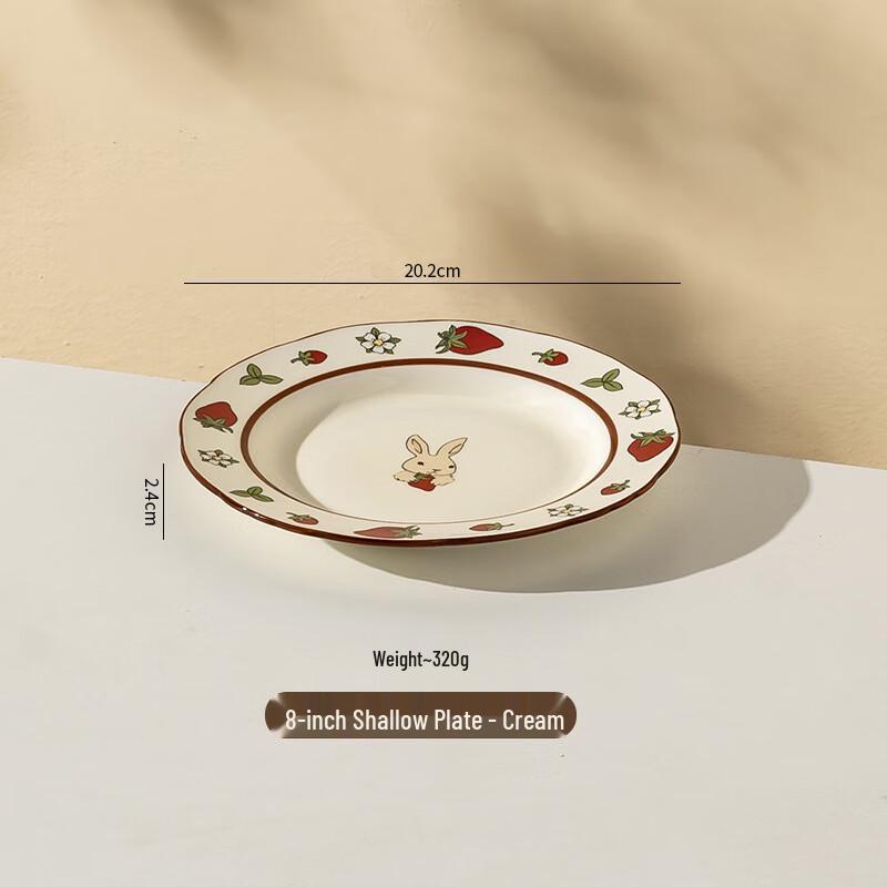 

Набор керамических тарелок ZISIZ с милым кроликом