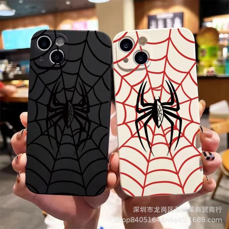 The new spider is suitable for iPhone15 mobile phone case 14PROMAX all-inclusive 13/11 anti-drop 16/15 protective case 17.