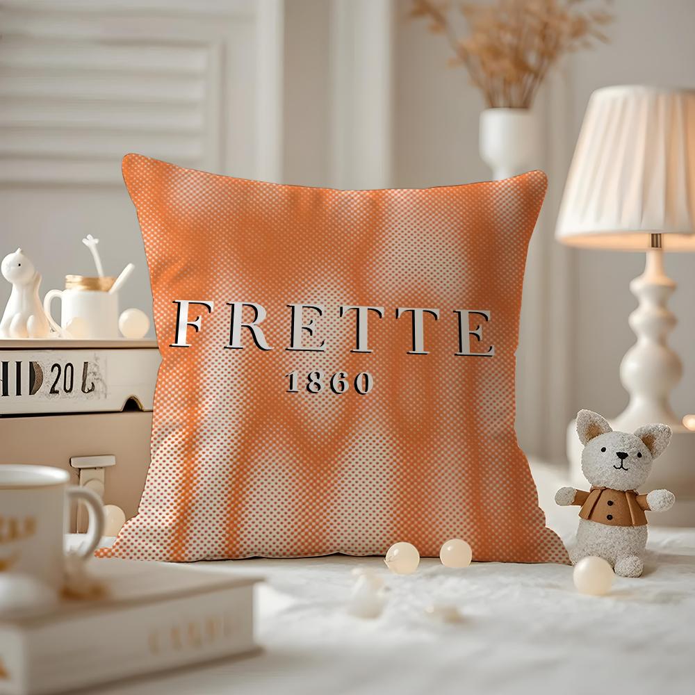 Cushion Cover Anti-dustmite Pillowcase Invisible Zipper Silky Short Plush Sofa Cushion Cover FREITAG