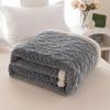 Thickened Jacquard Velvet Coral Fleece Flannel Blanket