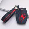 Key Fob Cover for Honda Accord Civic CR-V with Keychain Anti-Scratch Surface Shockproof Structure Soft Grip Texture Easy Install Design