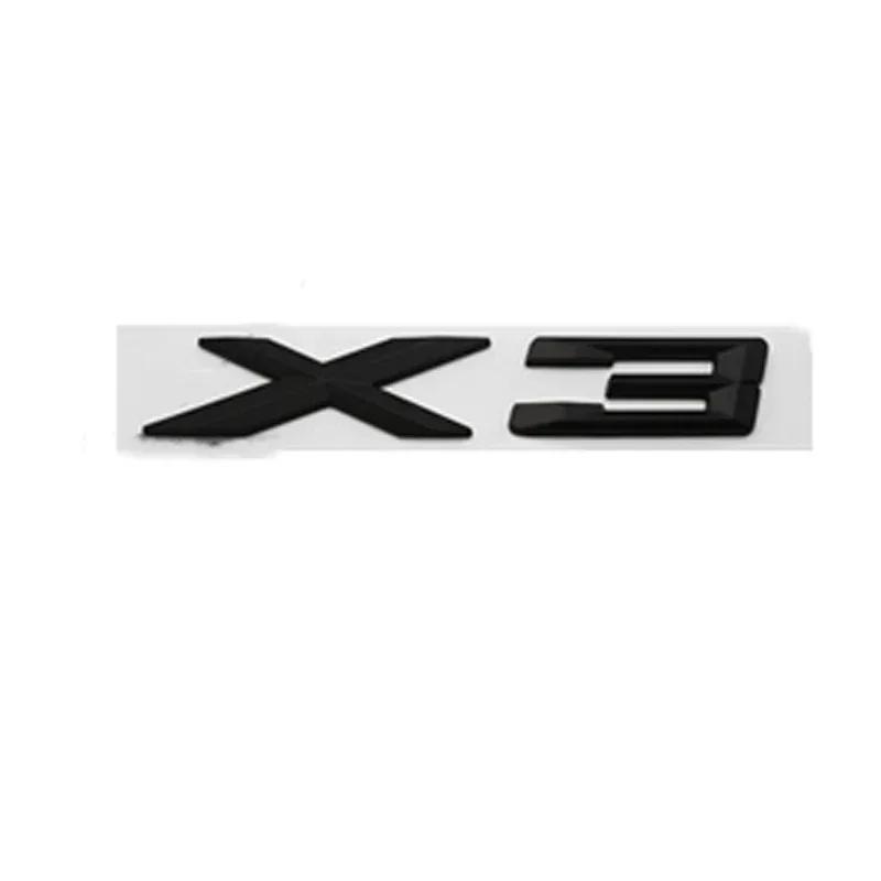 ABS Badge Car Body Sticker Trunk Emblem for BMW X1 X3 X5 X6 GT Logo E46 E90 E60 F10 F11 F20 F30 G01 G20 Auto Accessories