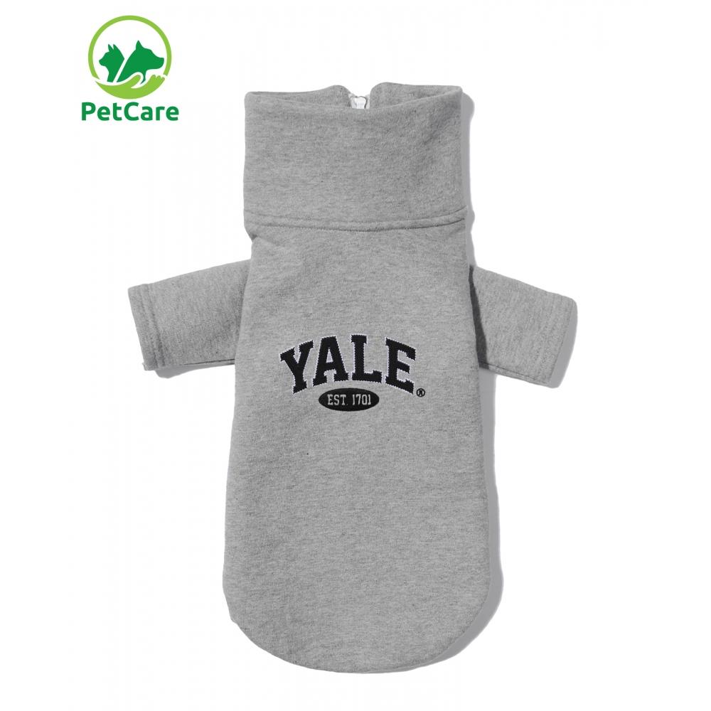 

YALE 2 TONE ARCH DOGGY HALF ZIP UP GRAY