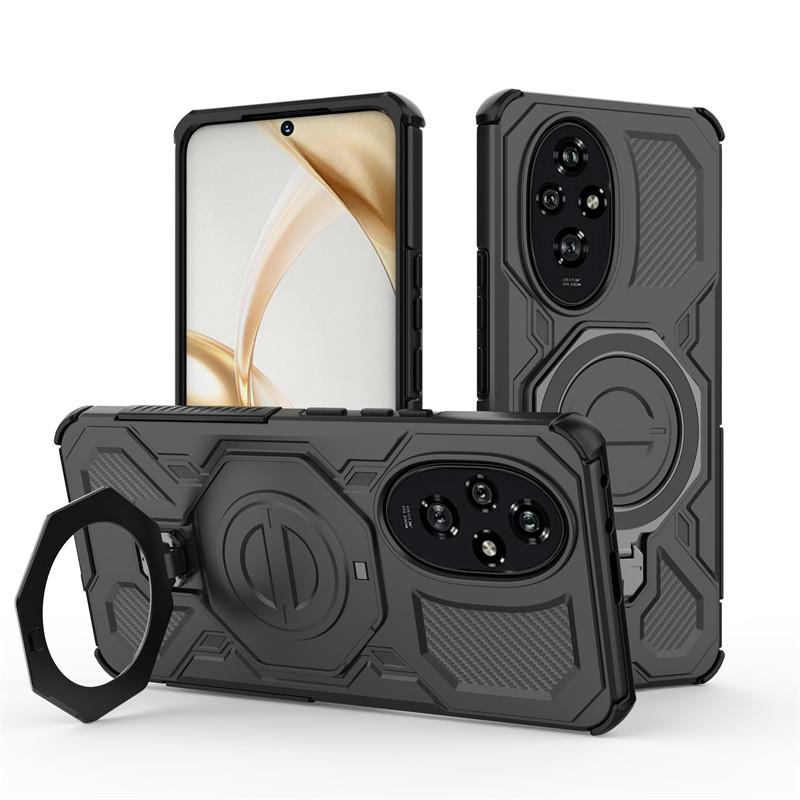 For Honor 200 Case Honor 200 5G Cover Holder Magnetic Wireless Charging Bumper Shield Protective Phone Cases On Honor 200 Funda