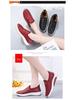 Leather Women's Waterproof Cotton Shoes - Winter Plush Warm Flat Slip-On Boots