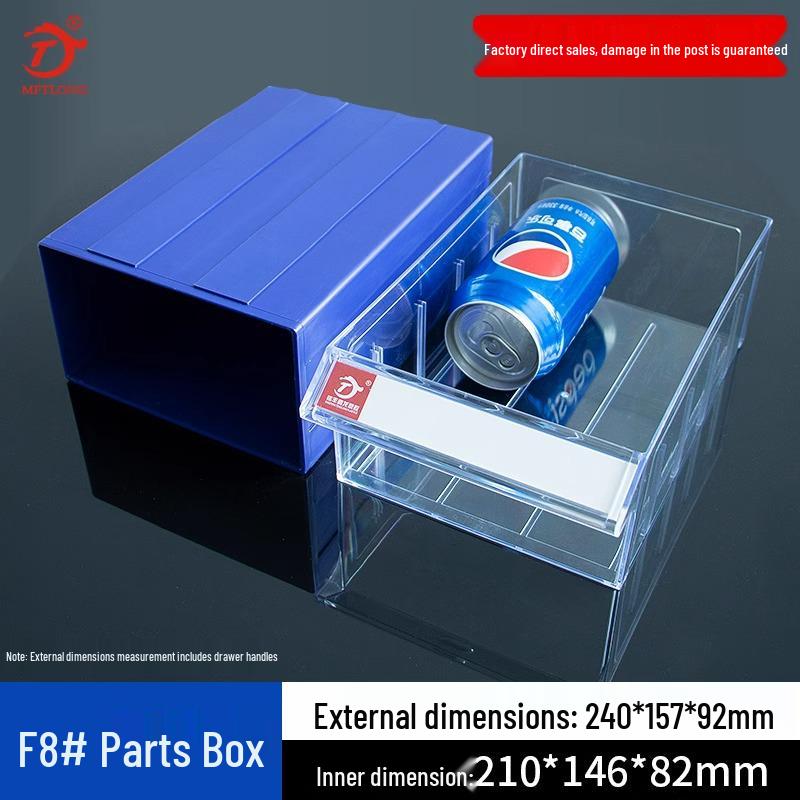 Desktop Drawer-Type Organizer Box, Thickened Storage Cabinet for Components and LEGO Bricks