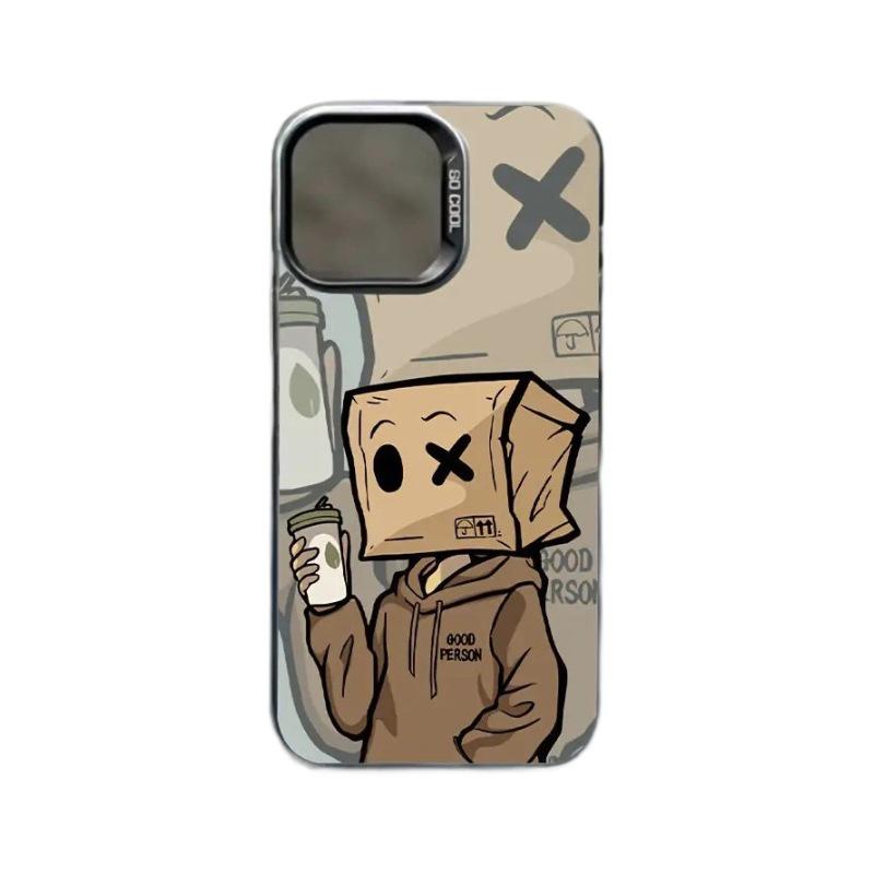 Laser Paper Bag Style iPhone 17Pro Case for Models 16/15/14/13/12/11/XsMax