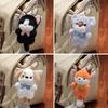 Fluffy Cartoon Animal Keychain Stuffed Cat Plush Keyring Plush Koala Bag Pendant  Unisex