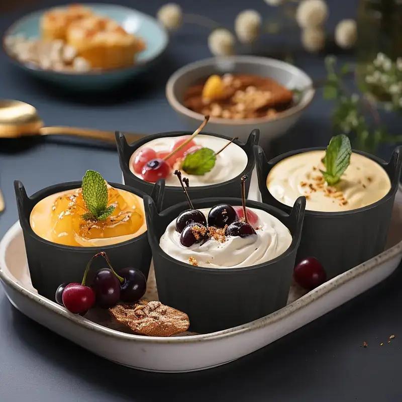 Non-Stick Baking Molds for Air Fryers and Steaming – Effortless Release for Eggs and Cupcakes – Reusable and Dishwasher Friendly,for Muffins, Custards