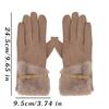 Plush Lining Winter Gloves Warm Thick Gloves New Touch Screen Gloves  Women