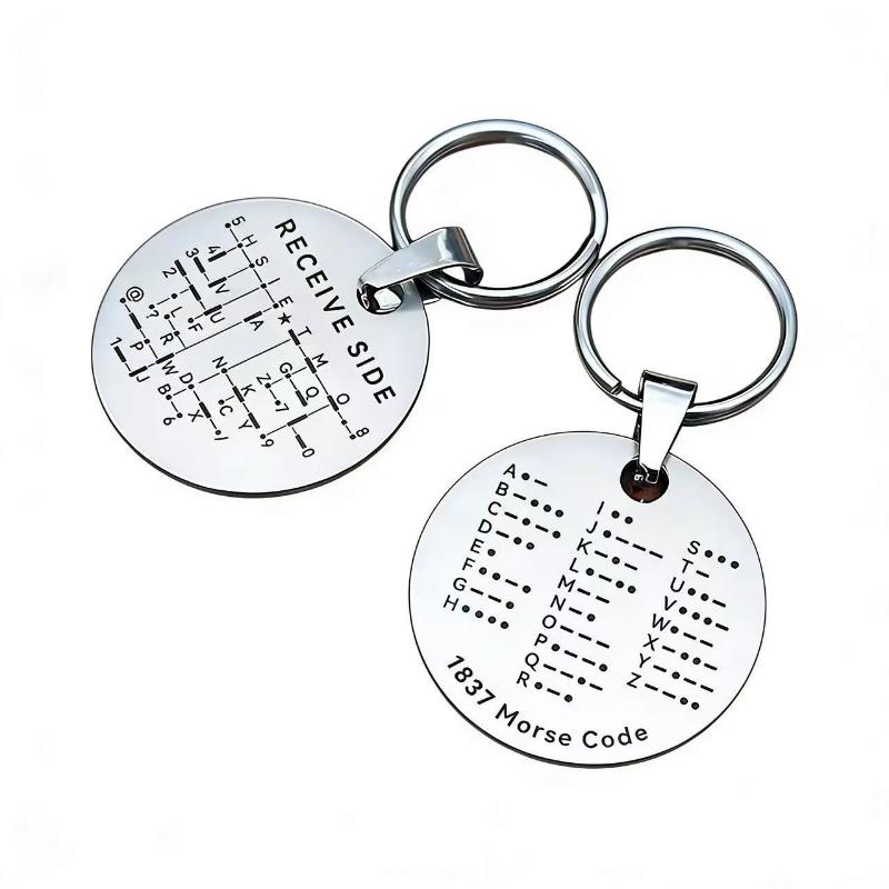 Lightweight Walkie-Talkie Keychain for CW Training Designed for Amateur Radio Hobbyists