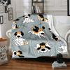 1pc Dogs Woof Blanket, Lightweight Flannel Throw Blanket for Sofa, Bed, Travel, Camping, Living Room, Office, Couch, Chair, and Bed