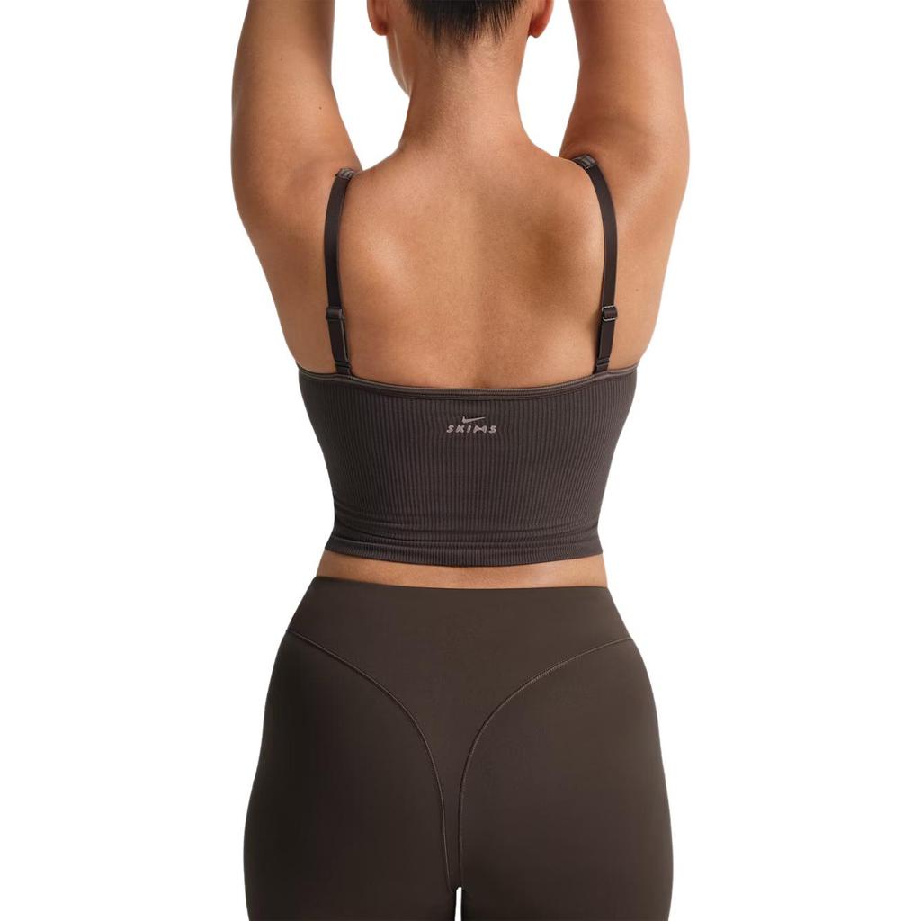 Nike × SKIMS Ribbed Seamless Solid Lightweight Breathable Tank Top Women Tops BABRA10223W-PHR