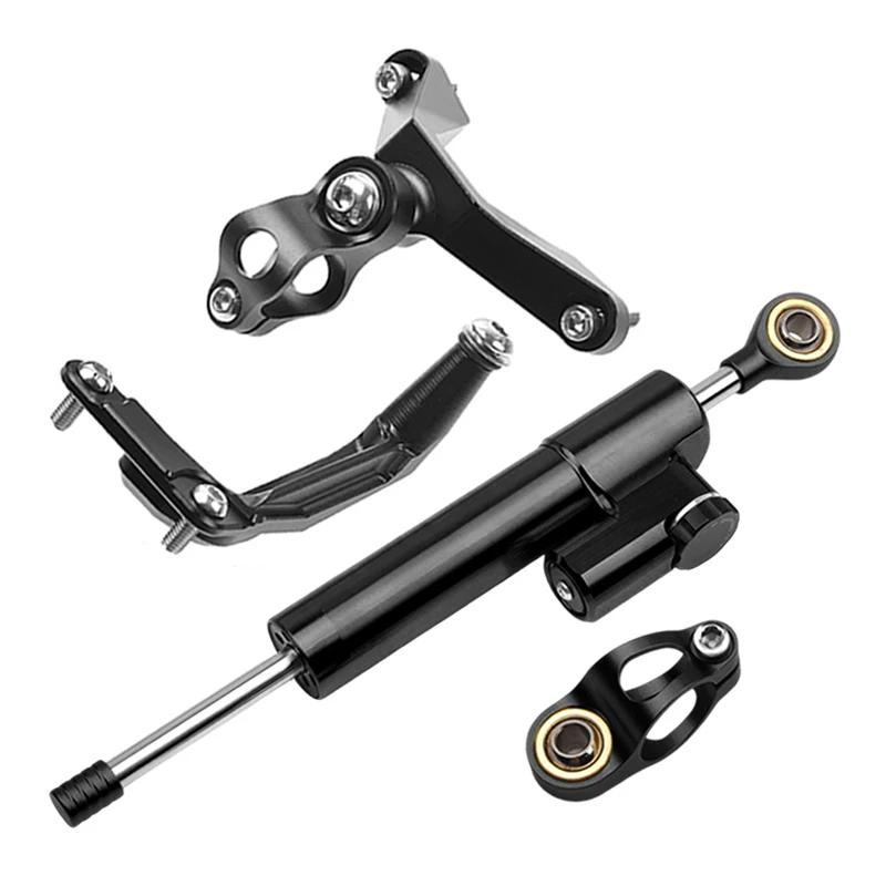For KAWASAKI Ninja ZX6R ZX-6R 2024 CNC Motorcycle Stabilizer Steering Damper Mounting Bracket Support Kit