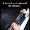 1Pc 3Meters Carbon Fiber Pattern Tape Car Door Bumper Edge Guards Protection Single-Sided Kitchen Strip Self-Adhesive 35710Cm