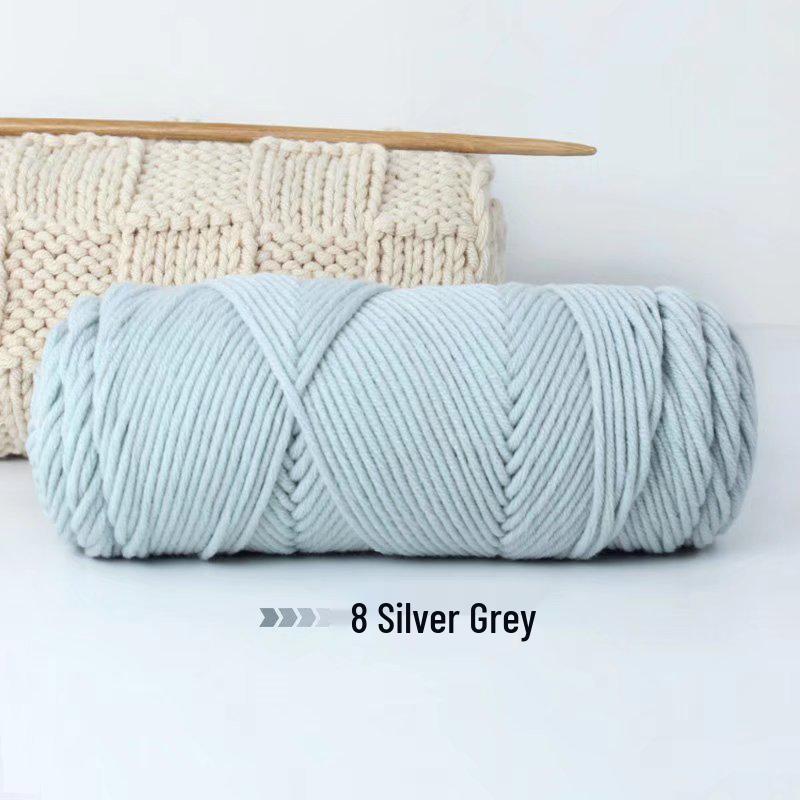 8-Strand Lover's Cotton Wool Yarn for Handmade Knitting: Soft DIY Scarf or Hat Acrylic Yarn