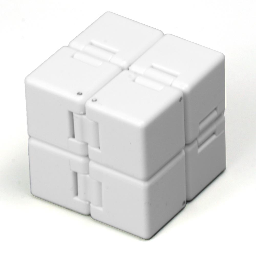 Infinity Cube: Luminous Blue-Green Stress Relief and Creative Decompression Toy