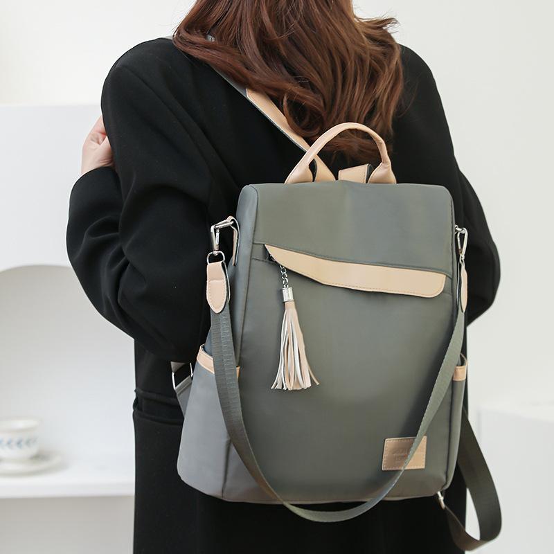 Multifunctional anti-theft backpack Large capacity urban simple commuter backpack Women's versatile casual shoulder bag