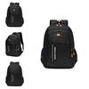 Oxford Cloth Unisex Travel Backpack With Letter Stripe Pattern For Commuting And School Use