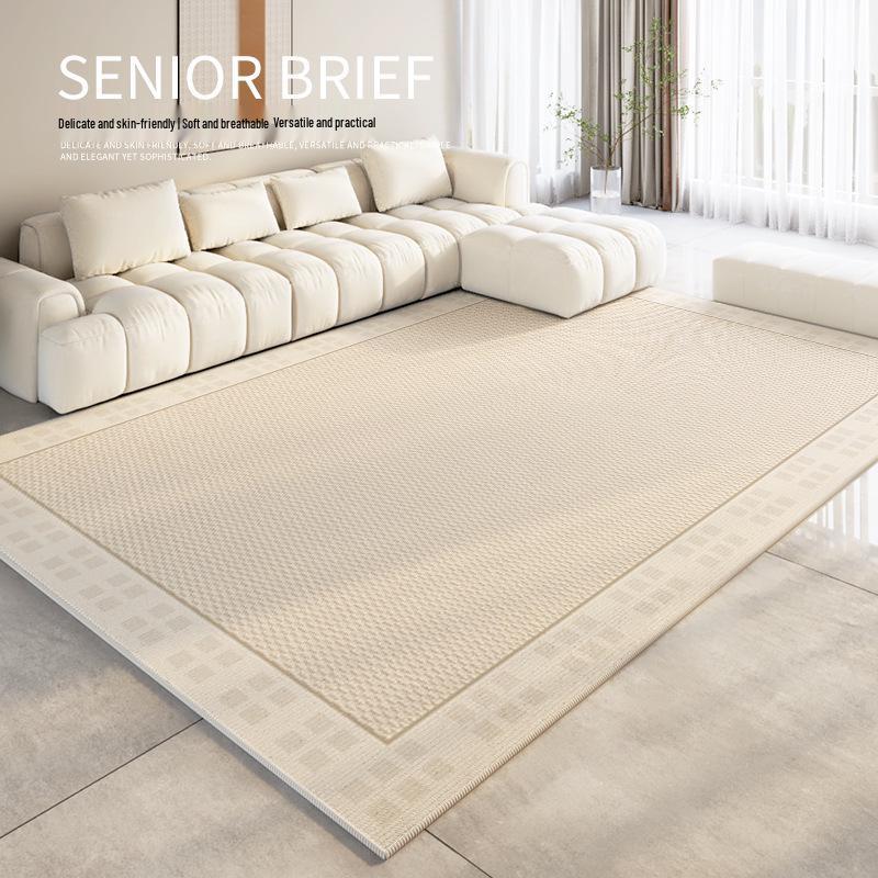 Stain-Resistant, Easy-Clean, Non-Slip Luxury Bedside Rug for Living Rooms & Bedrooms.