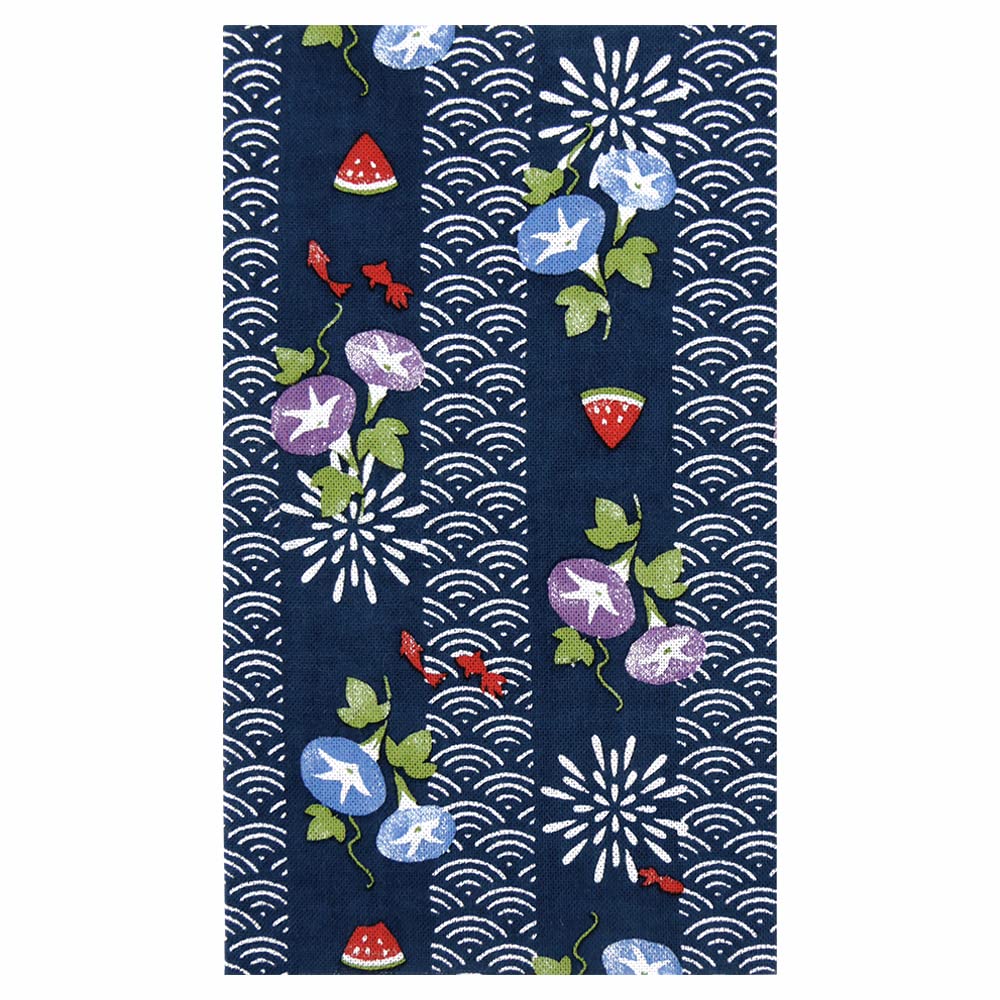 Hamamonyo Tenugui hand Summer Seigaiha (Japanese towel) - (wave pattern)