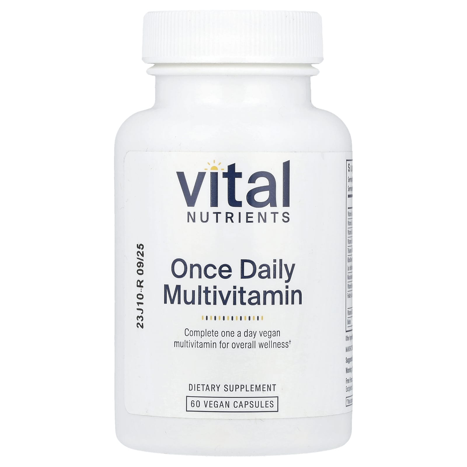 

Comprehensive Vitamin, 60 Veggie Capsules Once a Day