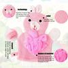 4 Pcs Baby Bath Gloves Cartoon Exfoliating Gloves Baby Kids Shower Gloves Scrubbing Gloves Bath