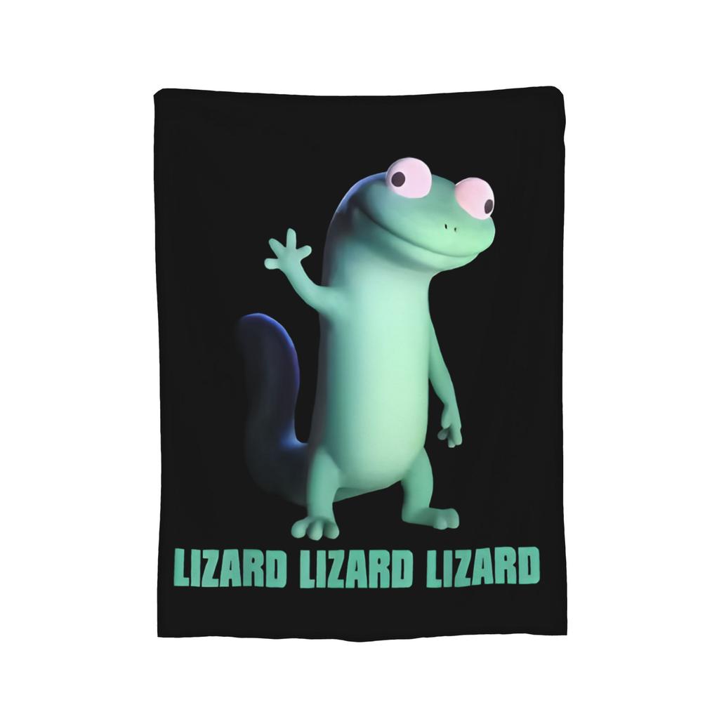 Hoppers Cute Tom Lizard Retro Blankets Flannel Throw Blankets Bedroom Sofa Decoration Ultra-Soft Warm Bedsprea ,