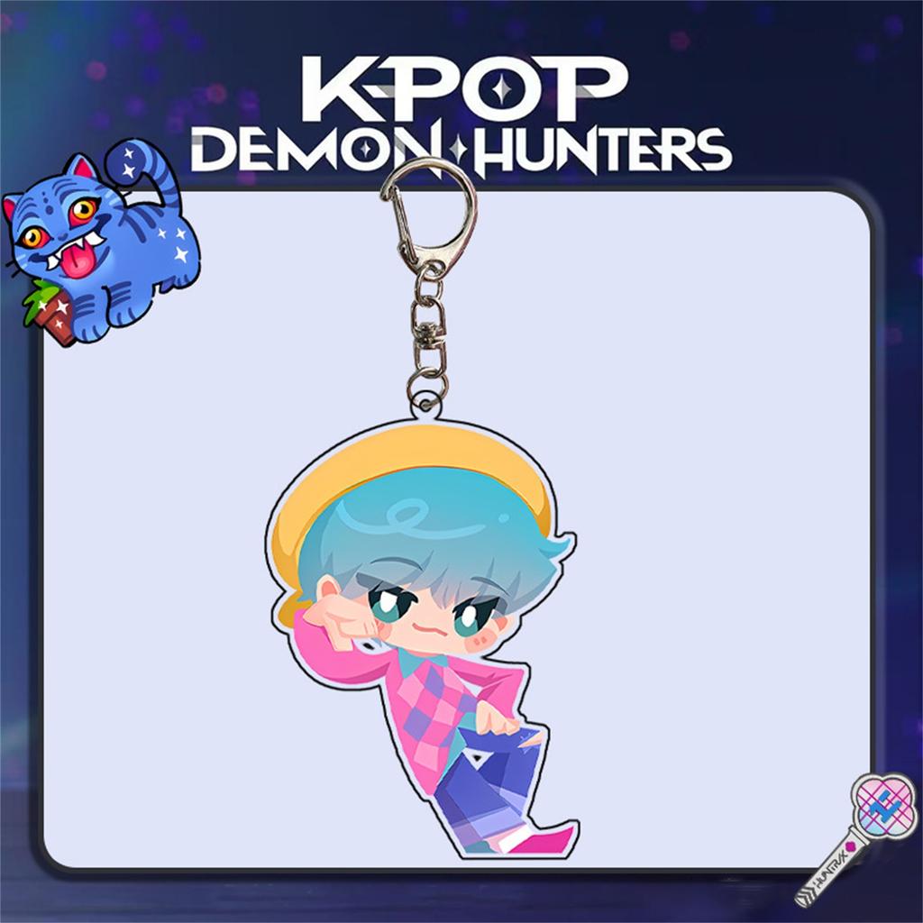 Cartoon Anime Movie Transparent Acrylic Keychain Pendant, Exquisite Gift Hanging Accessories For Backpacks