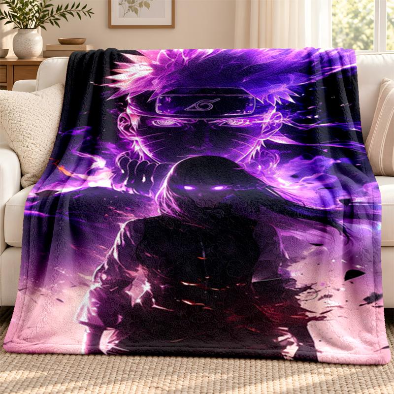 Hyuga Hinata blanket Flannel Blanket Soft Cozy Plush Throw for Sofa Bed Lightweight Home Decoration Outdoor camping