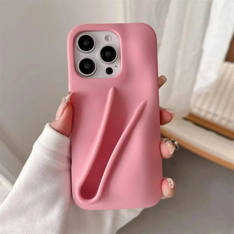 New 2025 Hottest DIY Lipstick Holder Soft Phone Case for IPhone 17 16 15 14 13 12 Pro Max 17Air Liquid Soft Silicone Protect Cover