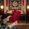 Broderityg Kinesisk Röd Kuvert Traditionell HongBao Bröllops Pengapåse Stor Kapacitet Röd Lycko Kuvert Vårfest