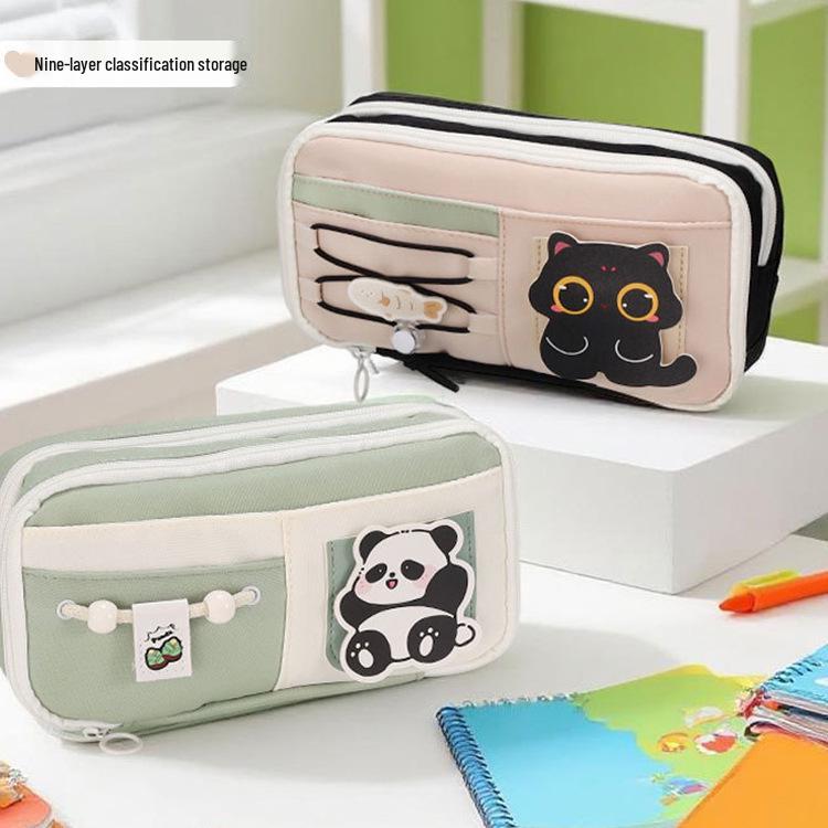Balakapi Feng Stylish Large Capacity Girls' Primary School Pencil Case