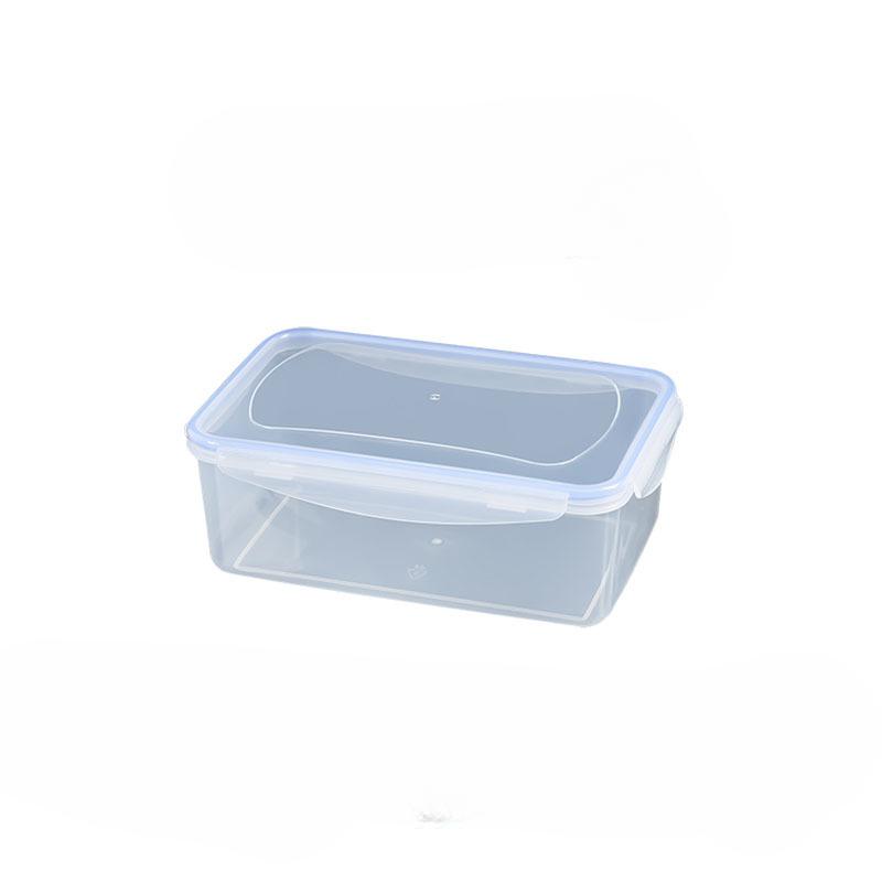 Thickened Stackable Fresh-keeping Box Transparent Plastic Refrigerator Storage Box Microwave-safe Frozen Food Sealed Box