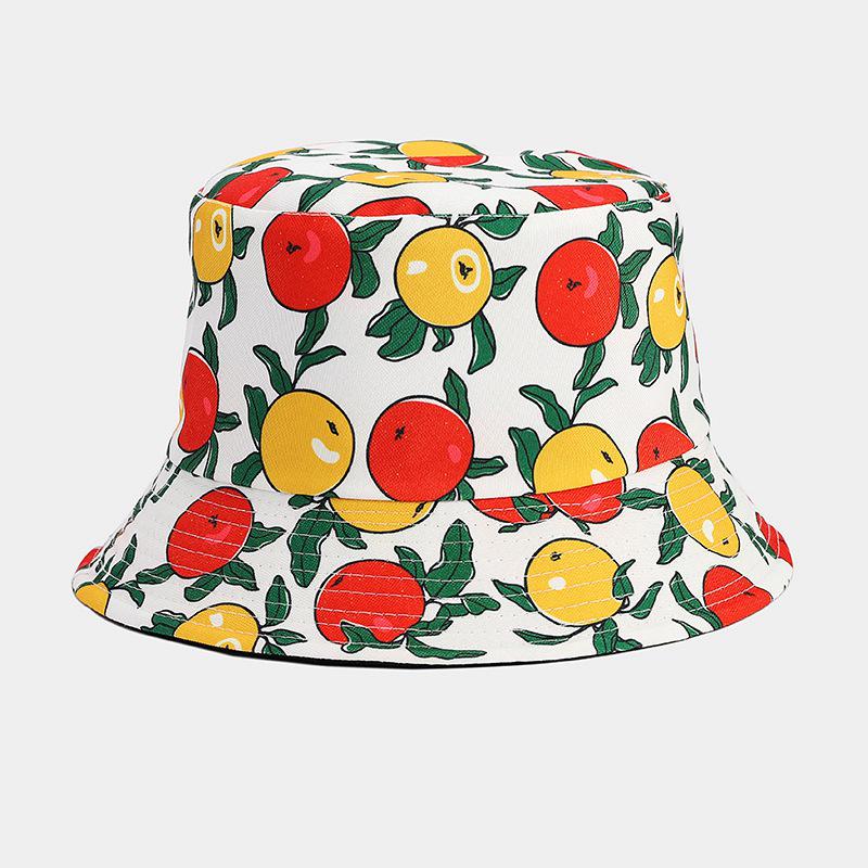 Unisex-Sonnenhut mit Fruchtmuster für Freizeitaktivitäten im Freien und Sommerreisen