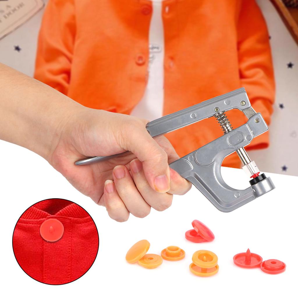 Popular Practical 24 Color Children's Clothing Button Installation Kit T5 Resin Snap Fastener