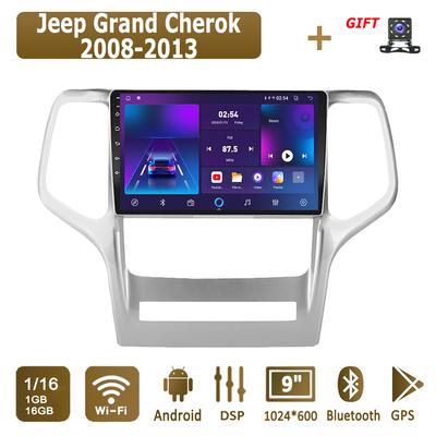 Android Car Radio For Jeep Grand Cherok 2008-2013 Multimedia Player Head Unit Stereo GPS Navigation BT WIFI 1+16GB
