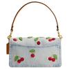 Coach Bolso Tote de Tela Bordado Cereza Tabby 26 Mediano para Mujer Azul