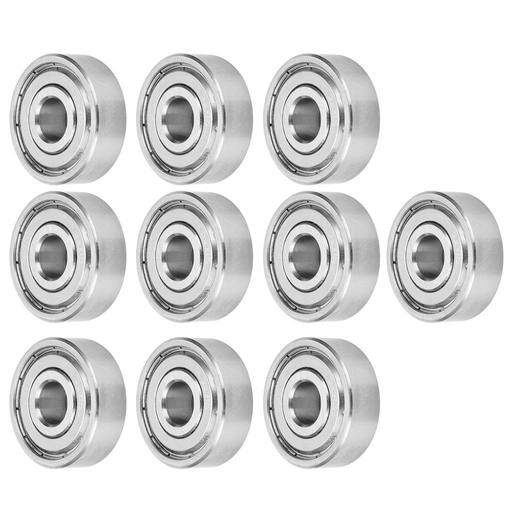 10 Stück Miniatur-Kugellager Edelstahl Hochgeschwindigkeits-Geräteteile S6301ZZ 37x12x12mm