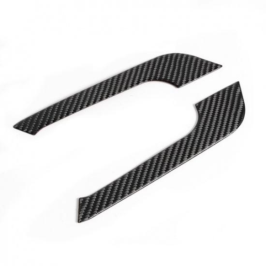 Fits Dodge Charger 15-20 REAL Carbon Fiber Center Console Cup Holder Side Cover