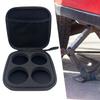 Lifting Jack Pad Storage Case for 4 Pucks Impact Resistant Portable Protector Vehicle Accessories