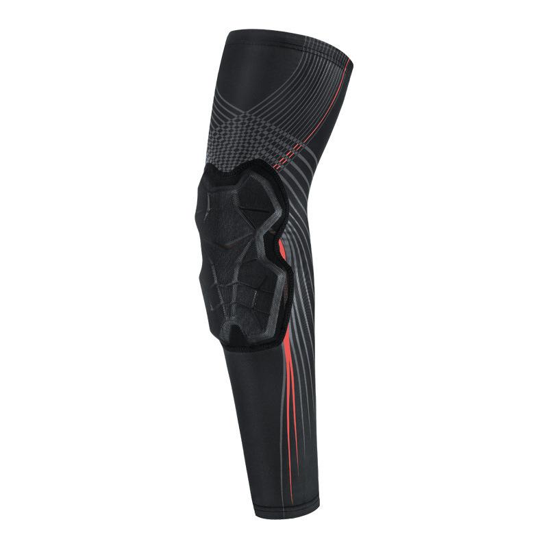 Men s Summer Thickened Padding Silicone Anti-Slip Polyester Knee Protector for Cycling Basketball Outdoor Sports M