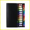 Rainbow Accordion Expanding File Folder 12 Pages Pp Material Elastic Band Closure Colorful Index Tabs Office School Organizer